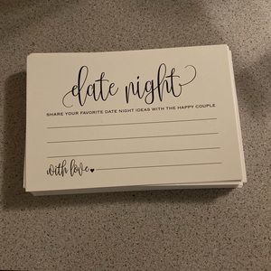 Wedding Date Night Cards